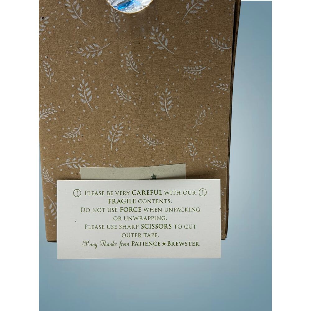 Patience Brewster Krinkles MINI Golden Rings Goose Ornament Box Tag Discontinued - Picture 9 of 12